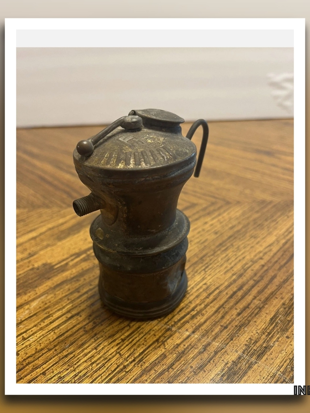 Antique 1900s Miners Lamp